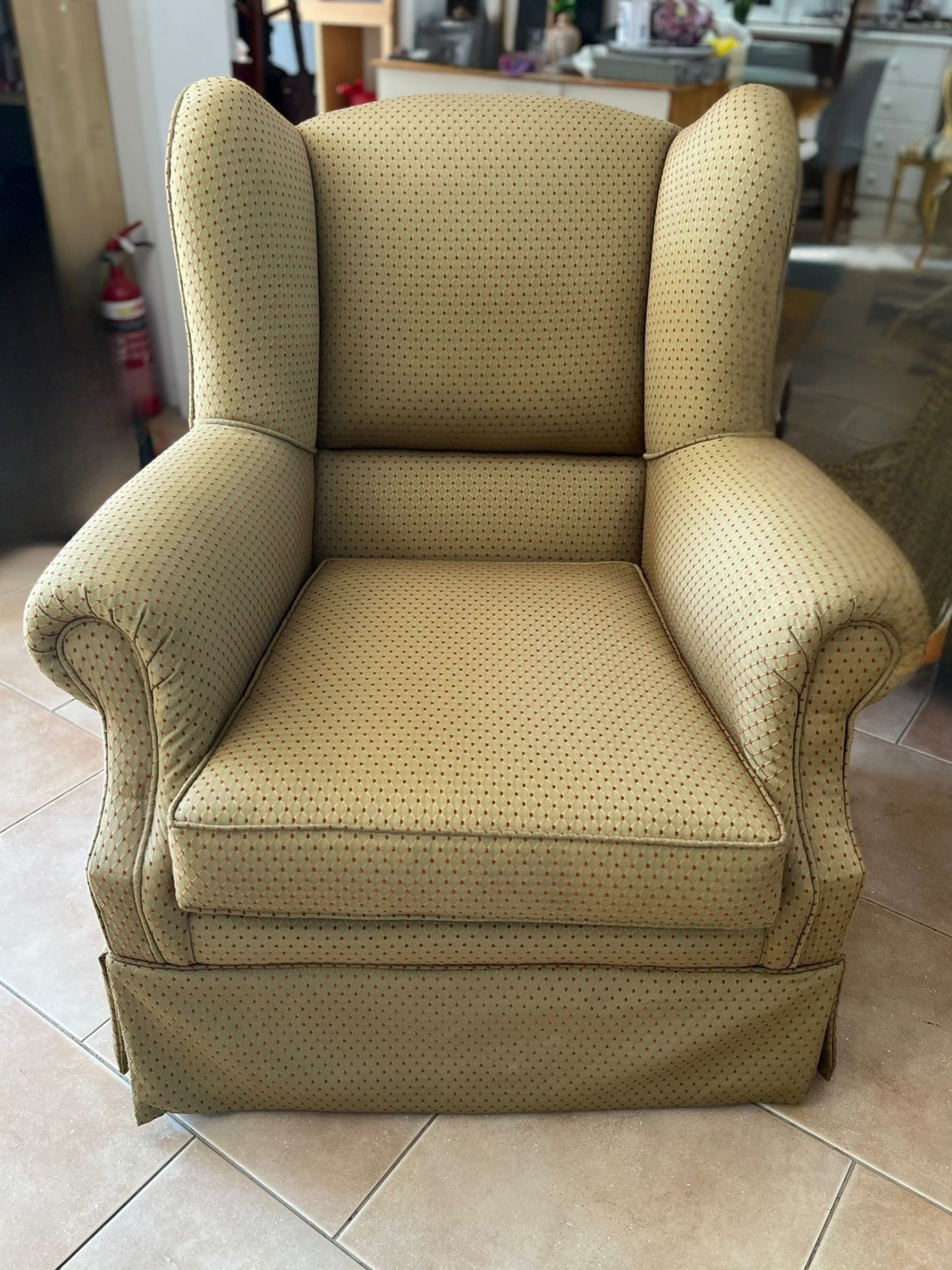 Vintage Wingback Armchair Deja Vu Cyprus