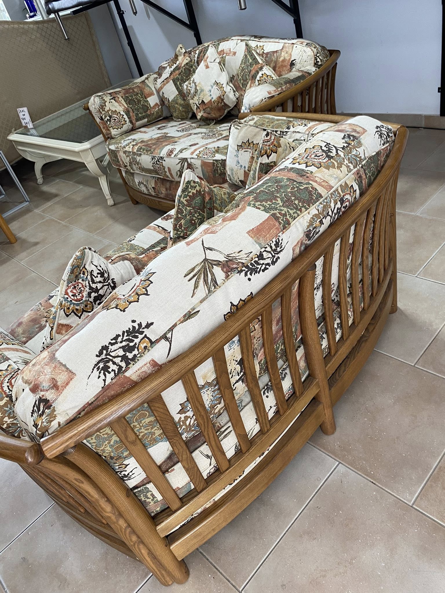 Original Vintage Ercol 2 Seater Sofa Set Deja Vu Cyprus