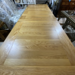 Large Extendable Light Oak Dining Table | Deja Vu Furniture Cyprus