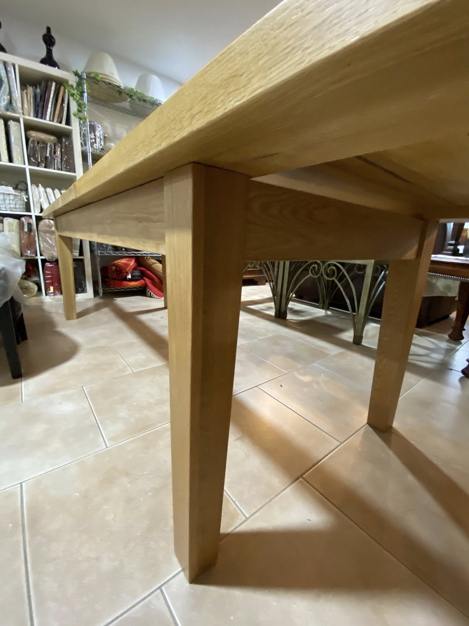 Large Extendable Light Oak Dining Table | Deja Vu Furniture Cyprus