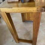 Rustic Oak Single Pedestal Dresser with Mirror | Deja Vu Furniture