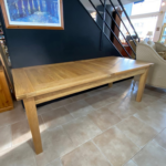 Large Extendable Light Oak Dining Table | Deja Vu Furniture Cyprus