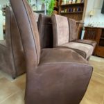 Contemporary Upholstered Dining Chairs Set of 6 | Deja Vu Furniture Cyprus