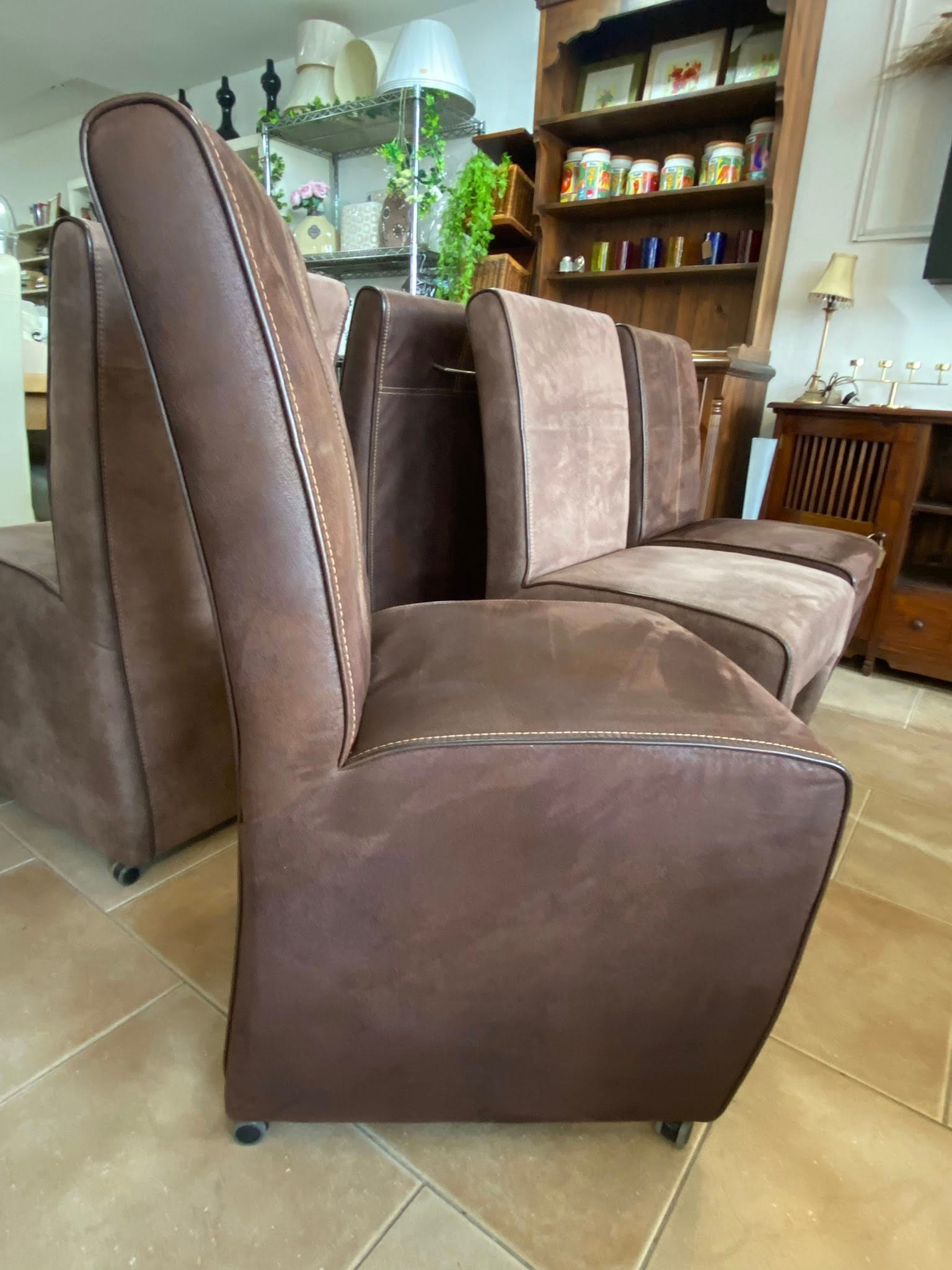 Contemporary Upholstered Dining Chairs Set of 6 | Deja Vu Furniture Cyprus